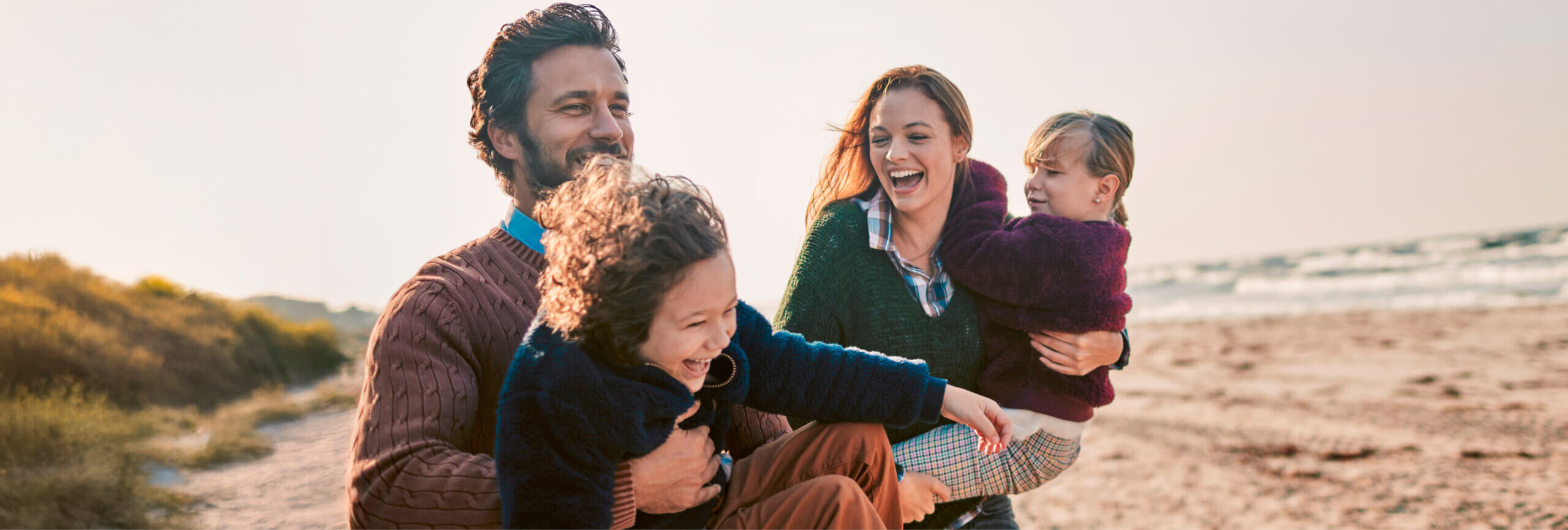 Family of 4 at beach2 Family of 4 at beach